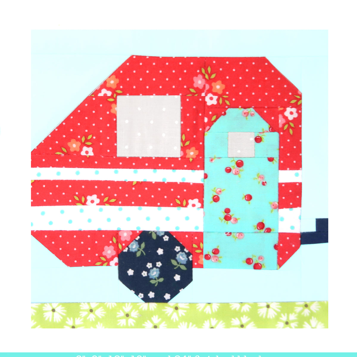 Pattern, Vintage Camper Quilt Block by Burlap and Blossom (digital dow – The Singer Featherweight Shop pattern-vintage-camper-quilt-block-by-burlap-and-blossom-digital-dow-the-singer-featherweight-shop