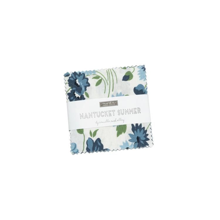 Fabric, Nantucket Summer by Camille Roskelley - 2 1/2" MINI Charm Pack