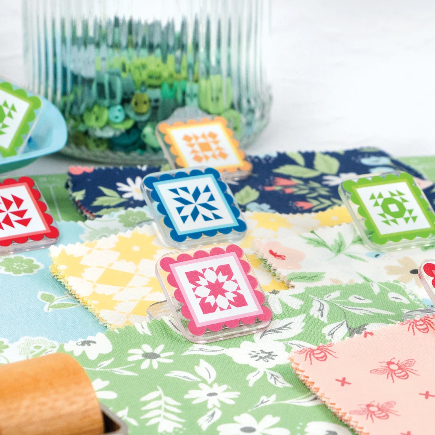 QuiltyClippies - Fabric Tag CLIPS by It's Sew Emma