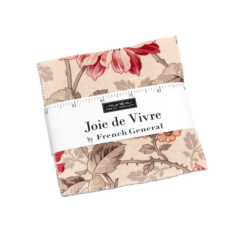 Fabric, Joie De Vivre by French General - 5" CHARM PACK