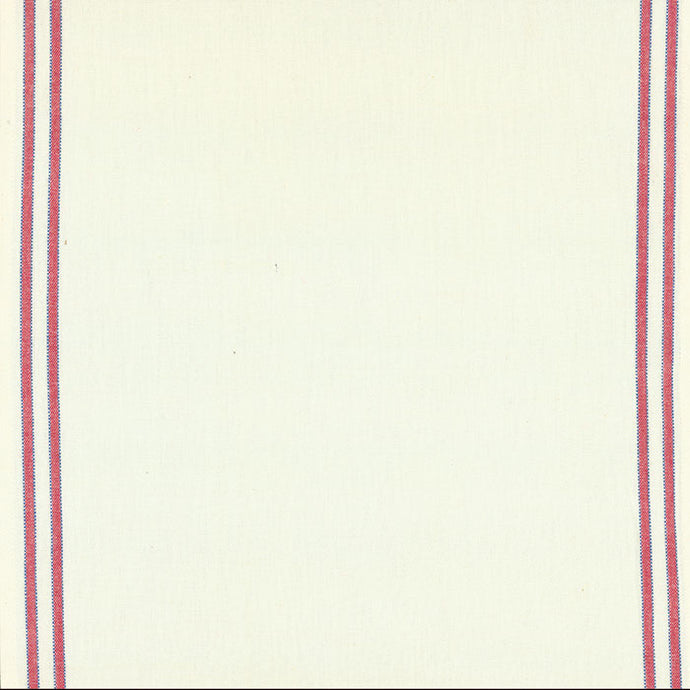 Fabric, 16-Inch Toweling by MODA - RED BLUE BORDER (by the yard)