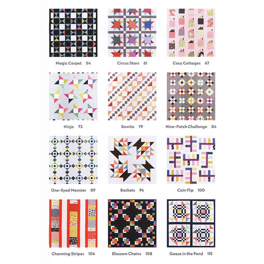 PATTERN BOOK, Just One Charm Pack Quilts by Cheryl Brickey