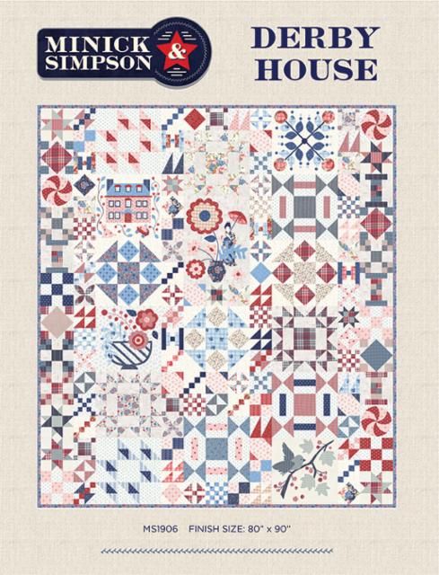 PATTERN, Derby House Quilt from Minick & Simpson