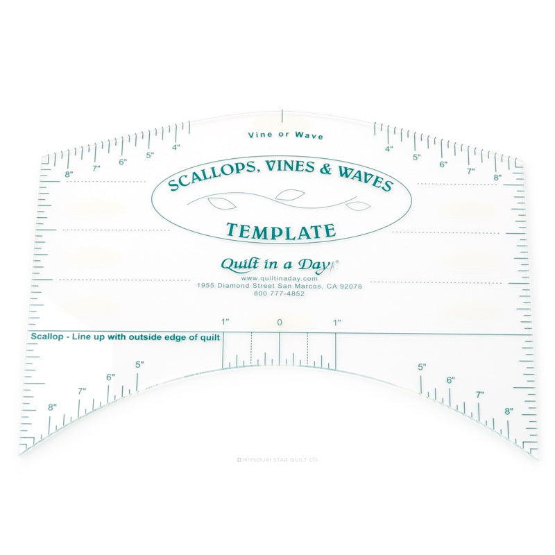 Scallops, Vines & Waves Template ruler