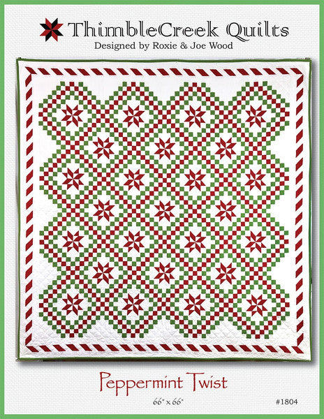 PATTERN, Peppermint Twist Quilt by Thimble Creek Quilts