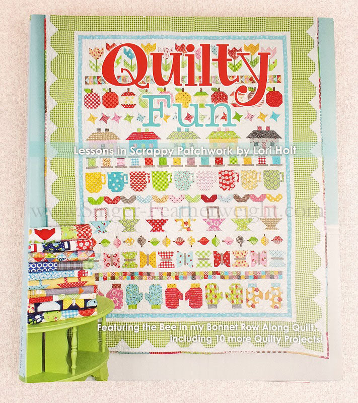 PATTERN BOOK, Quilty Fun - Lessons in Scrappy Patchwork by Lori Holt