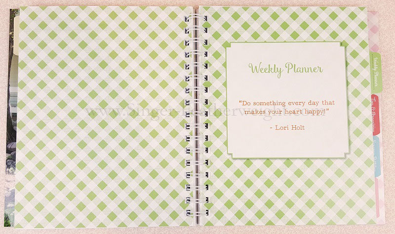 Scrappy Project Planner (OUT OF PRINT) Spiral Bound Book by Lori Holt