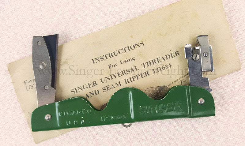 Needle Threader and Seam Ripper, Singer (Vintage Original) – The Singer ...