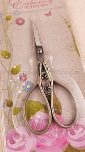 Scissors, Classy Sewing Embroidery Scissors - Pewter Teardrop