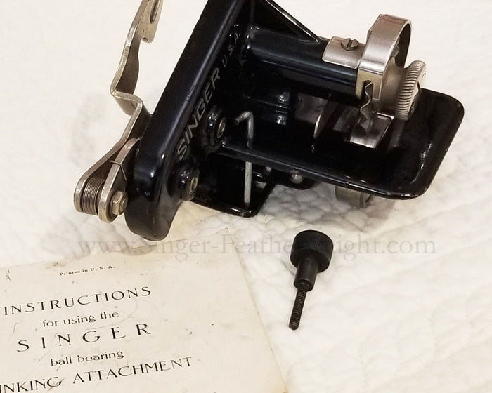 Singer Pinker Pinking Attachment, Screw and Tool (new) The Singer