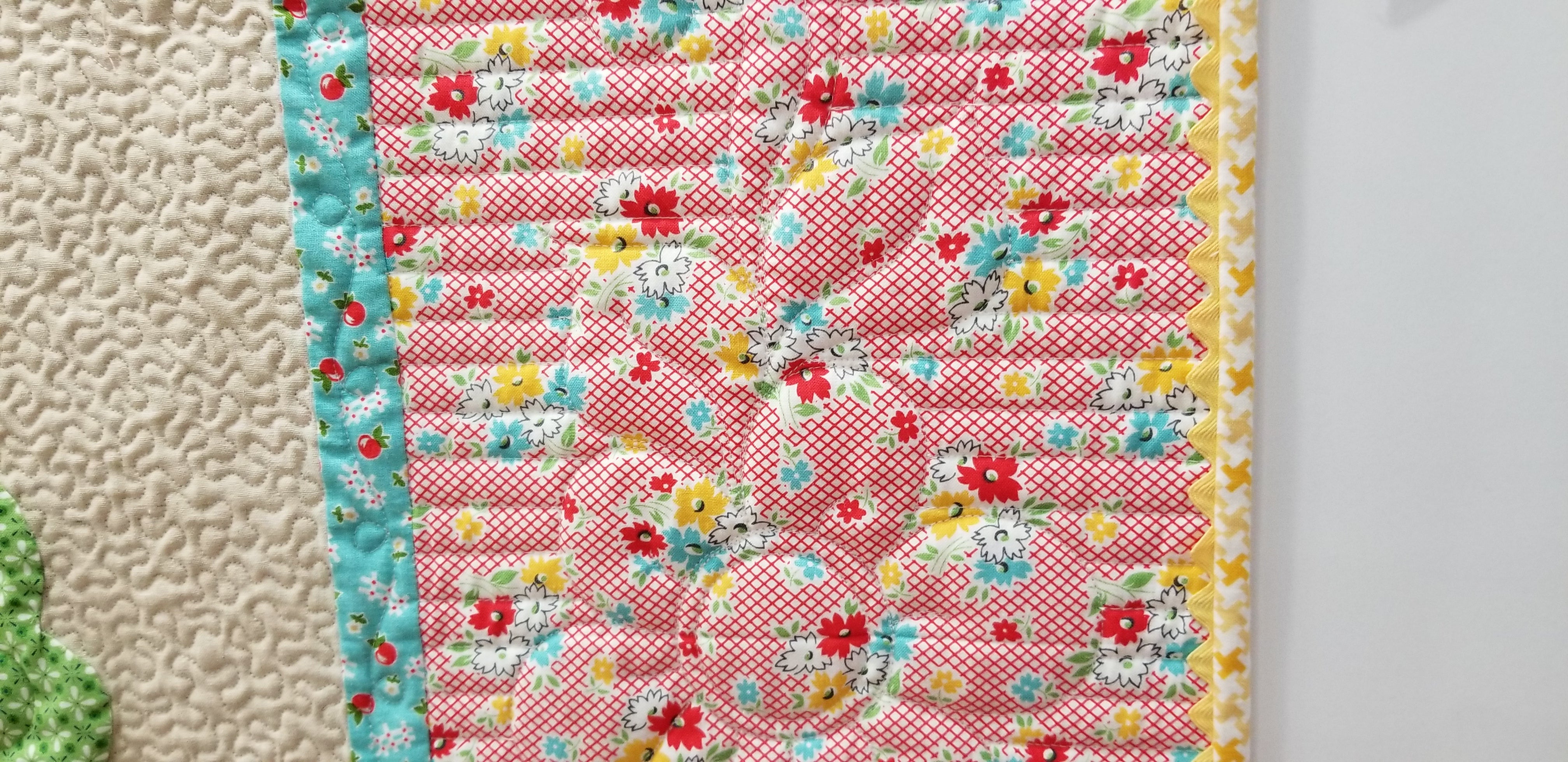 Quilt Kit, "FARM SWEET FARM" Fabric Collection + Applique Templates & Ric Rac - by Lori Holt for Riley Blake