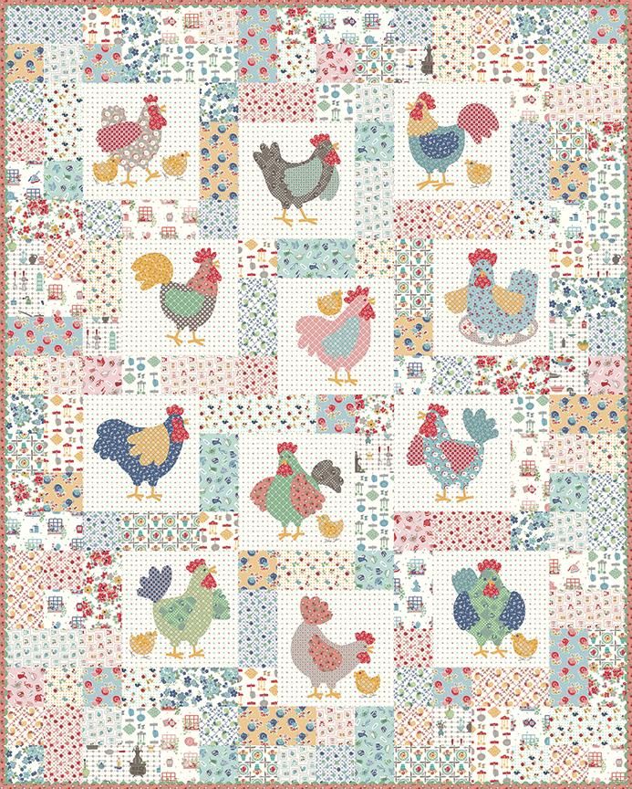 Sew Simple Shapes, CHICKEN SALAD by Lori Holt of Bee in My Bonnet