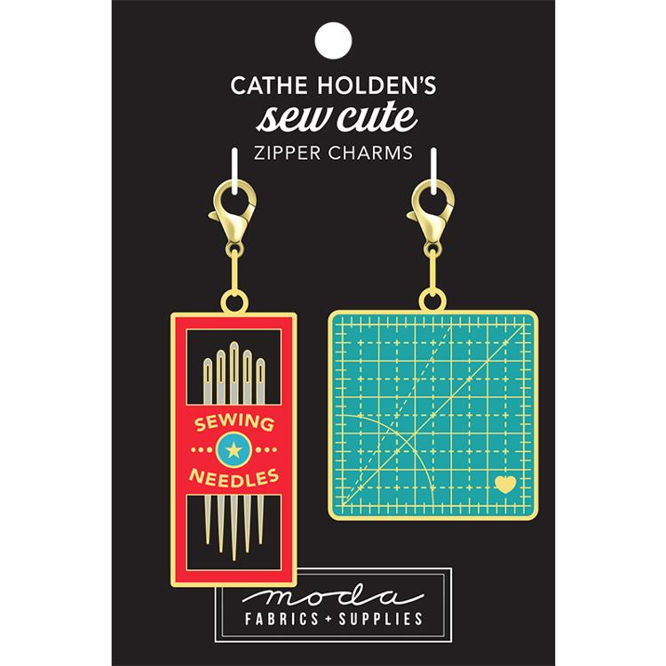 sewing needles cutting mat zipper pull charms