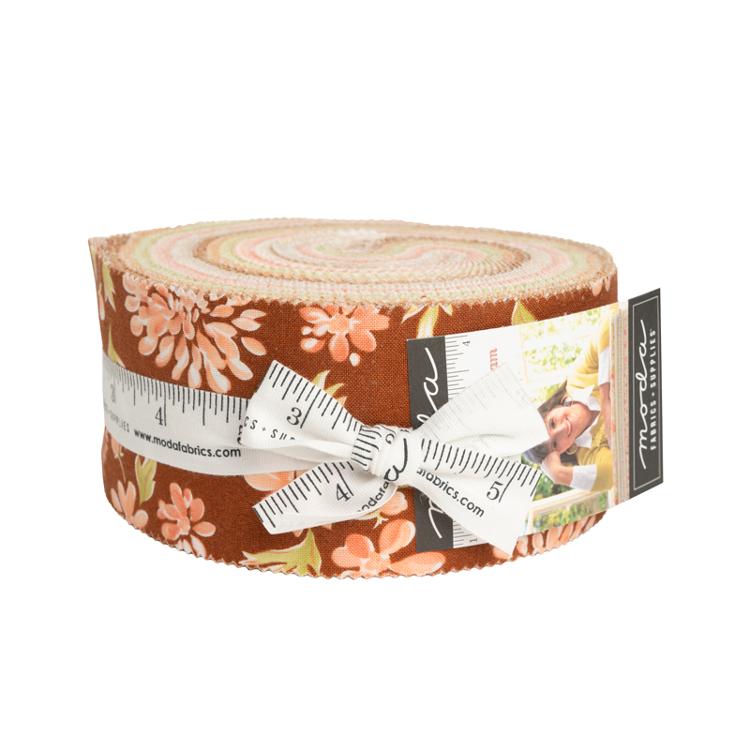 Fabric, Cinnamon & Cream by Fig Tree & Co. - JELLY ROLL