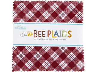 Load image into Gallery viewer, Bee Plaid 5 inch Stacker