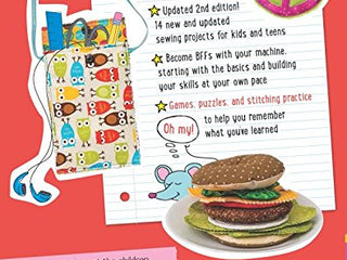 Load image into Gallery viewer, back cover of sewing fun for kids