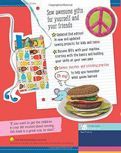 back cover of sewing fun for kids