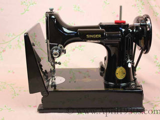 Load image into Gallery viewer, Singer Featherweight 221 Sewing Machine, AH417***