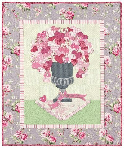 PATTERN, WITH LOVE Quilt by The Vintage Spool