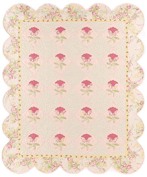 romance in bloom quilt pattern