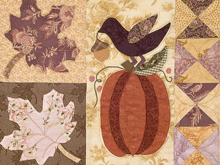 Load image into Gallery viewer, crow and pumpkin applique