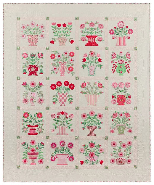 PATTERN, HOPE'S GARDEN Quilt by The Vintage Spool