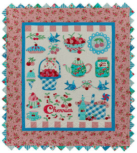 PATTERN, CHERRY CRUSH Quilt by The Vintage Spool