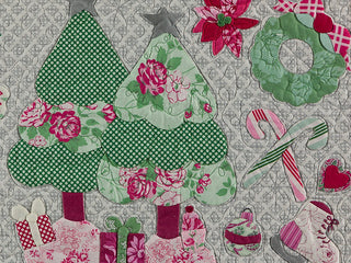 Load image into Gallery viewer, PATTERN, VISIONS OF SUGARPLUMS Quilt by The Vintage Spool