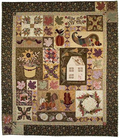 enchanted autumn quilt pattern the vintage spool