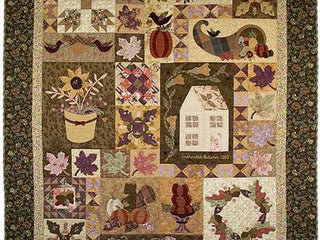 Load image into Gallery viewer, enchanted autumn quilt pattern the vintage spool