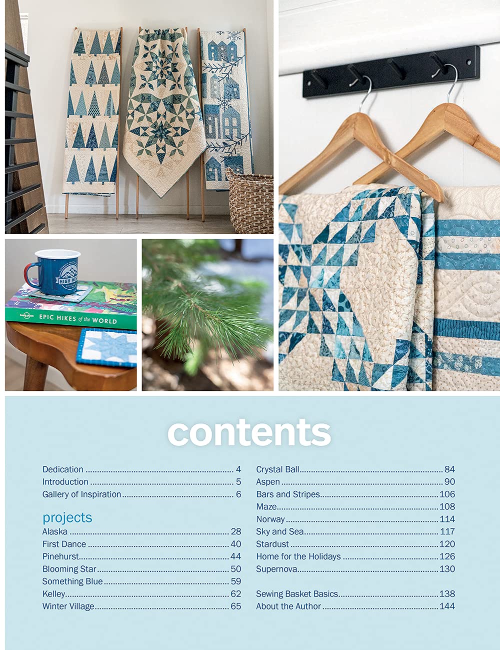 PATTERN BOOK, A Season in Blue by Edyta Sitar for Laundry Basket Quilts