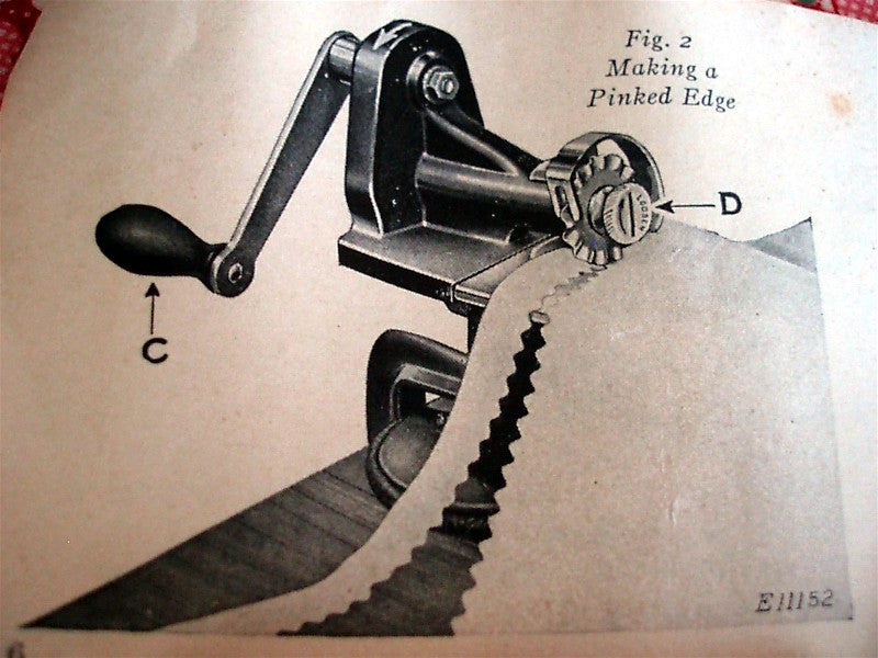 booklet for singer hand crank pinker