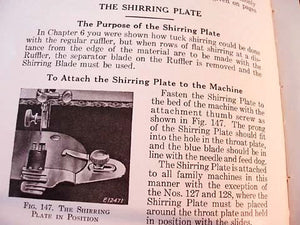 Shirring Plate, Vintage Singer