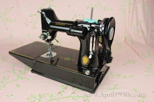 Singer Featherweight 221 Sewing Machine, French Centennial EG964***