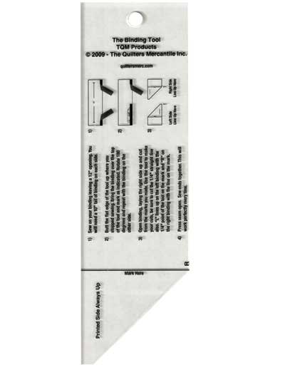 Cutting Ruler, TQM The Binding Tool Template Ruler – The Singer ...