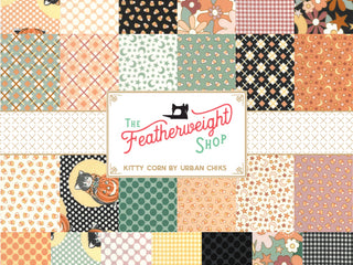 Load image into Gallery viewer, Fabric, Kitty Corn by Urban Chiks for MODA  -  FAT QUARTER BUNDLE