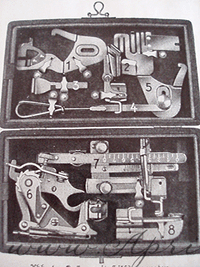 Attachments Set, Blue Velvet Singer Box (Vintage Original) – The Singer ...