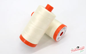 Chalk Aurifil Cotton Thread