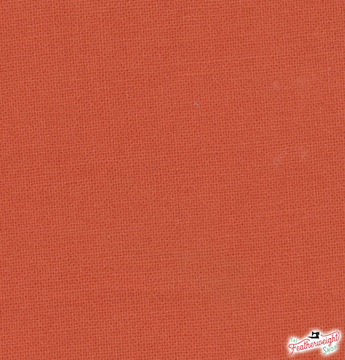 Fabric, Bella Solids by Moda - BETTY'S ORANGE (by the yard)