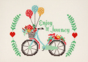 enjoy the journey cross stitch