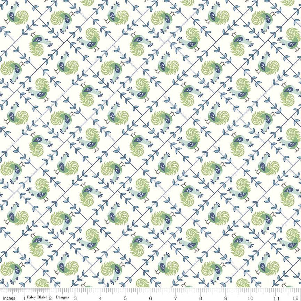 Fabric, Cook Book by Lori Holt ROOSTER COTTAGE (by the yard)