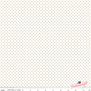 Fabric, Le Creme SWISS DOT GRAY BASIC by Riley Blake  (by the yard)