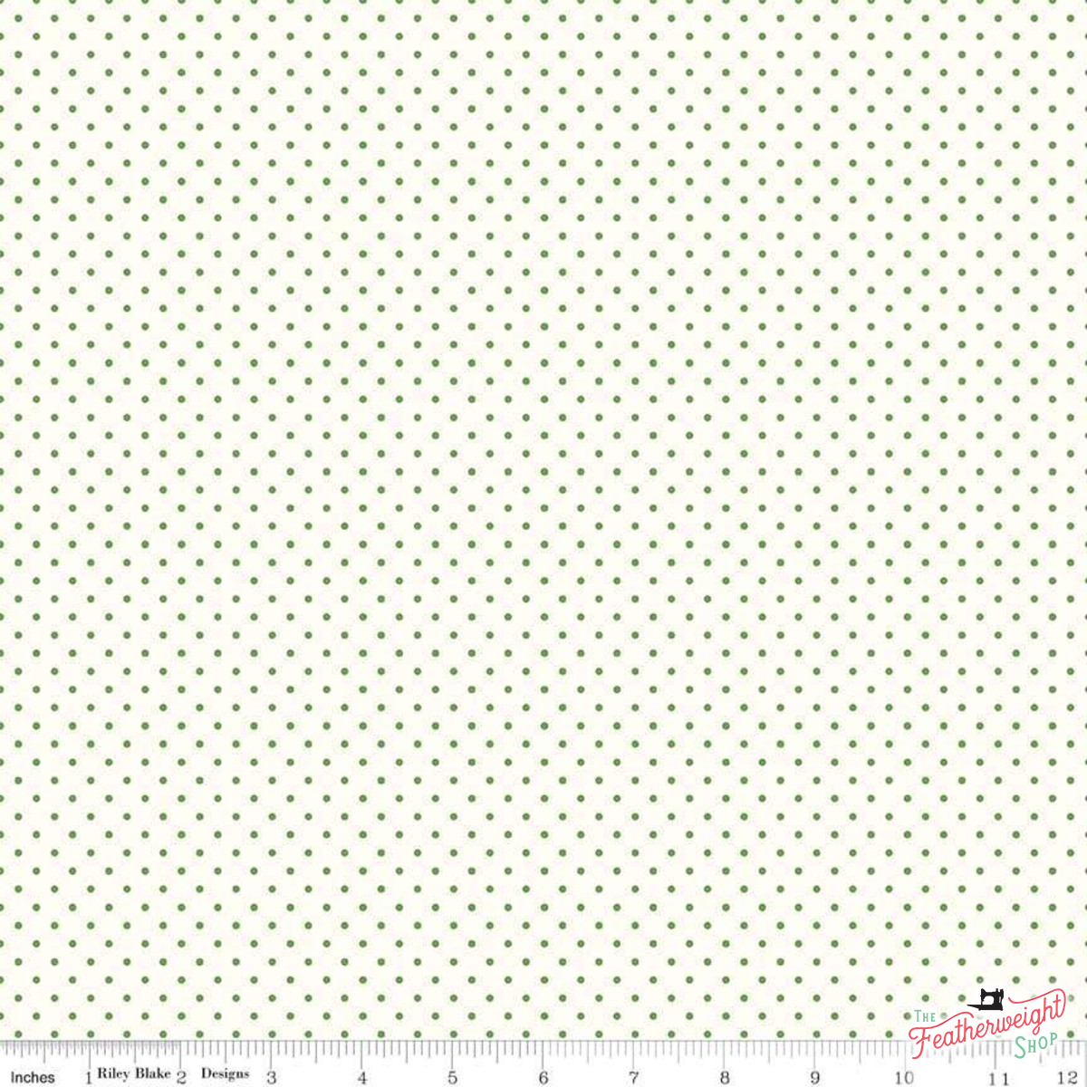 Fabric, Le Creme SWISS DOT CLOVER BASIC by Riley Blake  (by the yard)