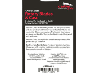 Load image into Gallery viewer, Back of rotary blade package