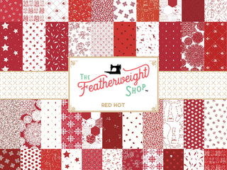 Load image into Gallery viewer, Fabric, Red Hot CALICO OFF WHITE (by the yard)