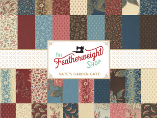 Load image into Gallery viewer, kate&#39;s garden gate fabric swatch collage