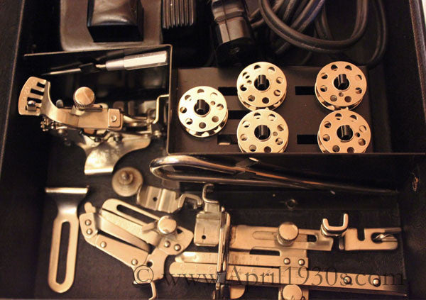 singer featherweight top tray
