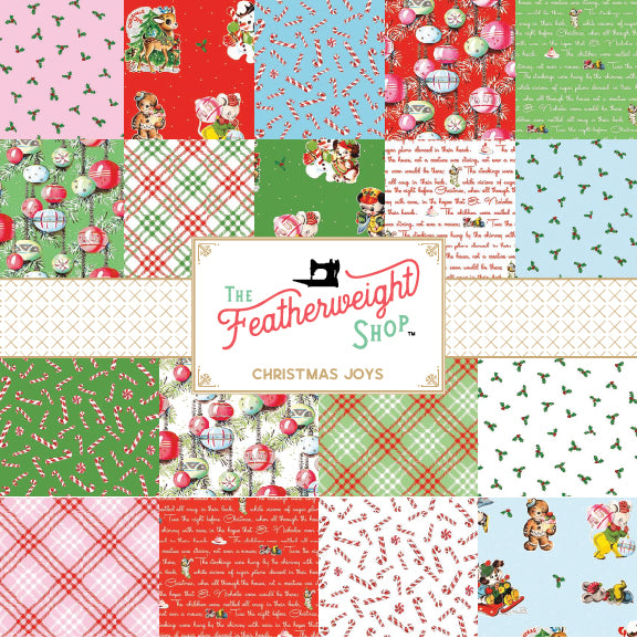 Christmas Joys Fabric Collage Swatches