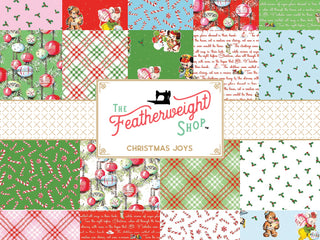 Load image into Gallery viewer, christmas joys fabric swatch collage