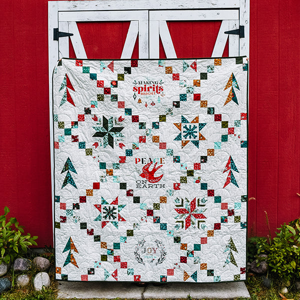 PATTERN, Cheer & Merriment Cozy Quilt